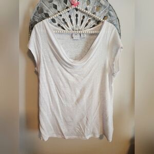 NWOT Halston Linen Top Women's